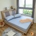 BuyJM 3D涼感紗透氣雙人加大6尺枕套床包3件組/床單/床套/涼墊GE018-6