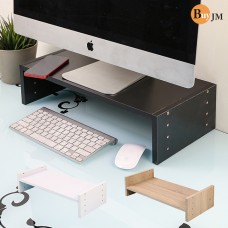 BuyJM MIT厚1.5cm可調式單層螢幕架/桌上架/置物架/收納架SH223